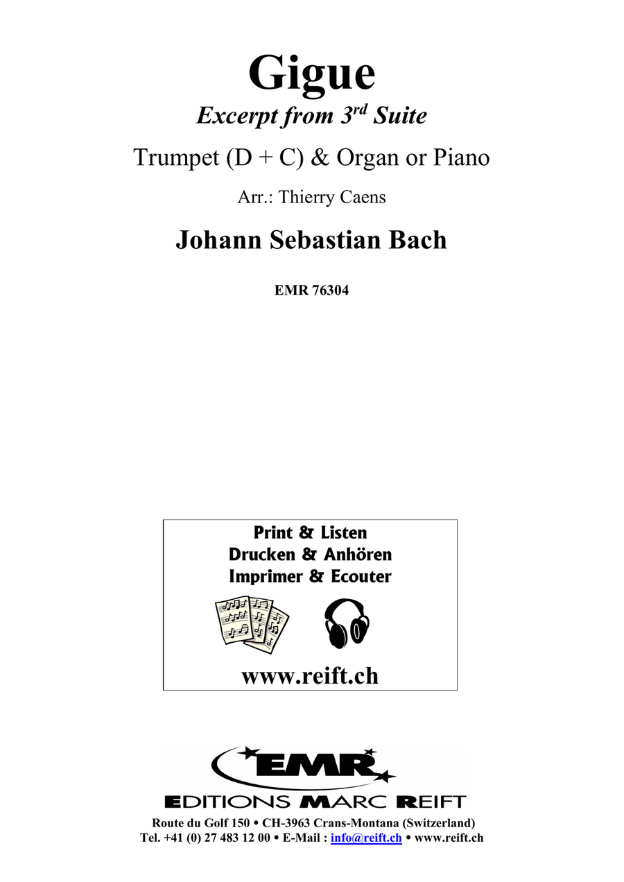 Gigue Gigue Trumpet Solo scores gallery preview page 2