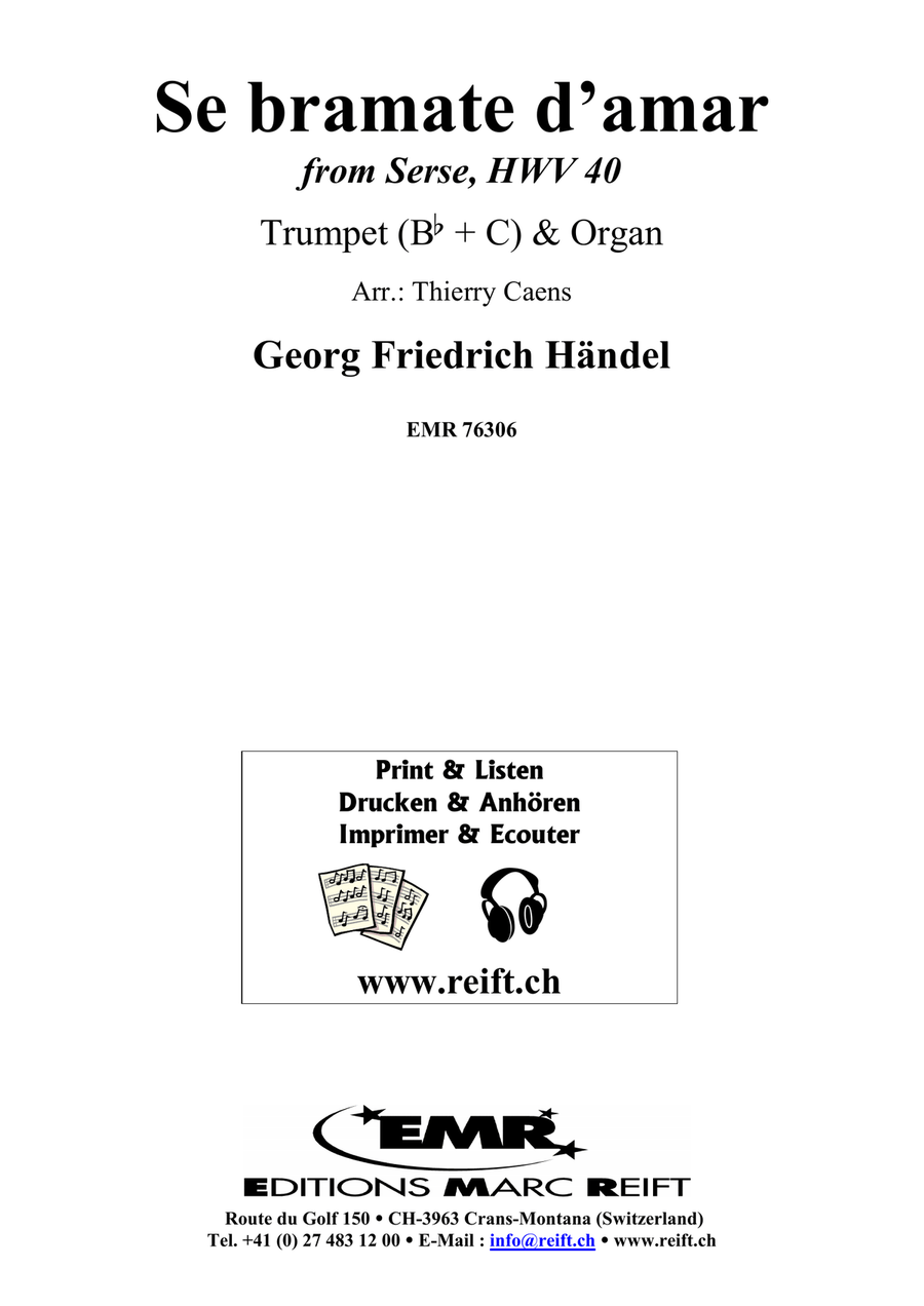 Se bramate d'amar Se bramate d'amar Trumpet scores gallery preview page 2