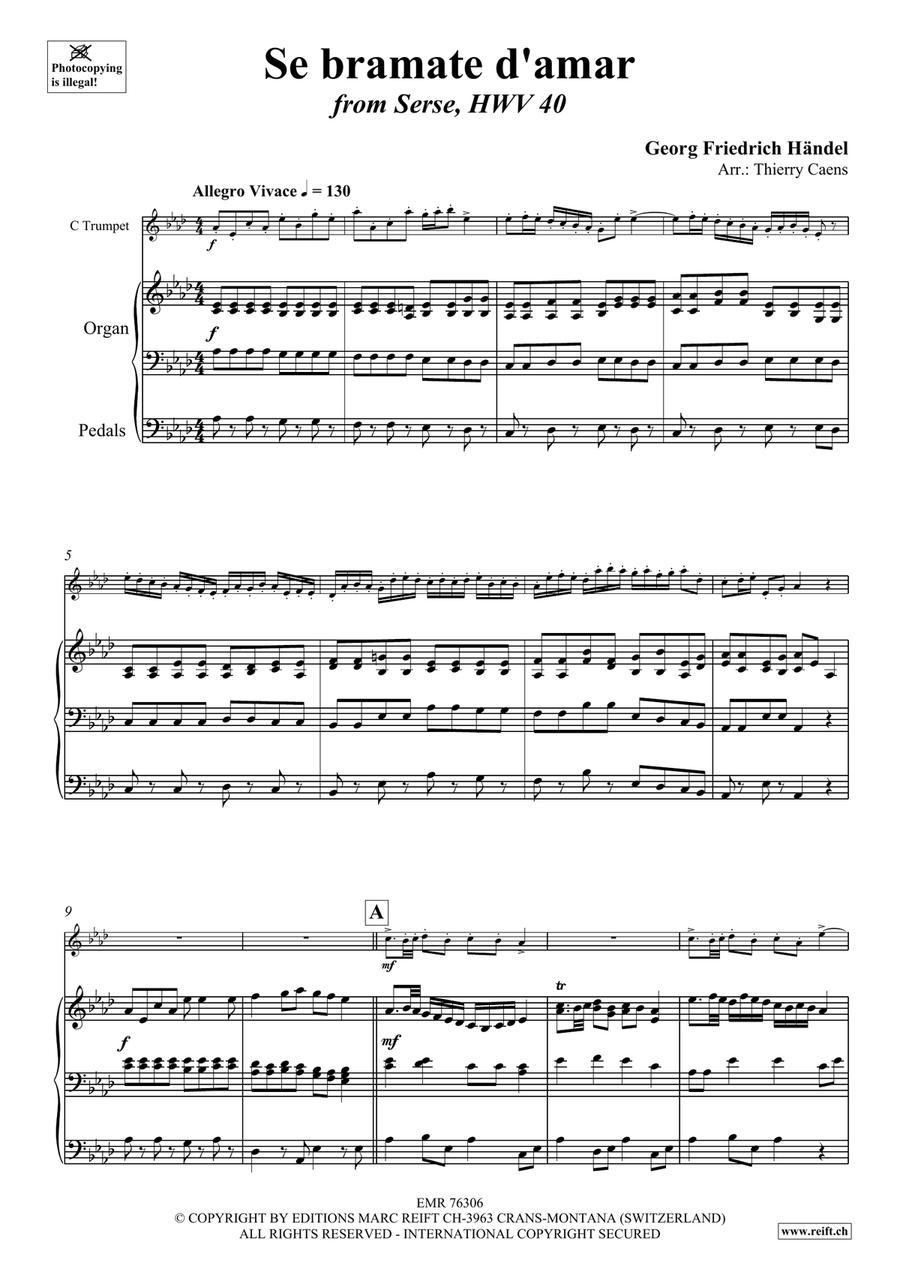 Se bramate d'amar Se bramate d'amar Trumpet scores gallery preview page 4