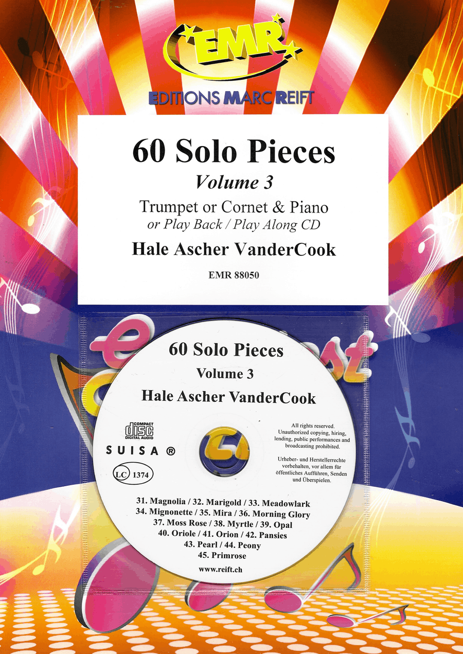 60 Solo Pieces Volume 3 60 Solo Pieces Volume 3 Cornet scores gallery preview page 1
