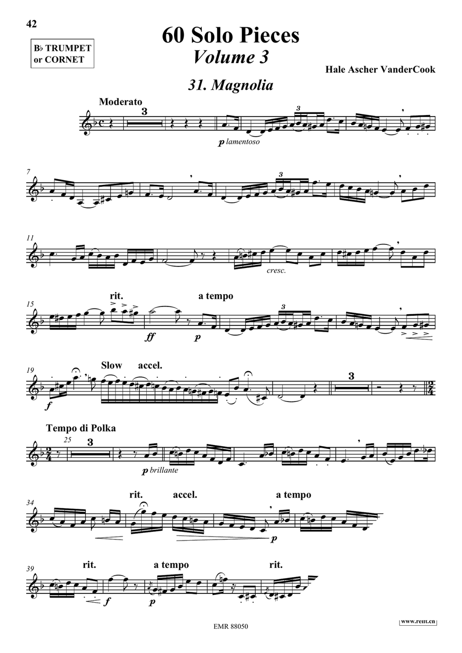 60 Solo Pieces Volume 3 60 Solo Pieces Volume 3 Cornet scores gallery preview page 4