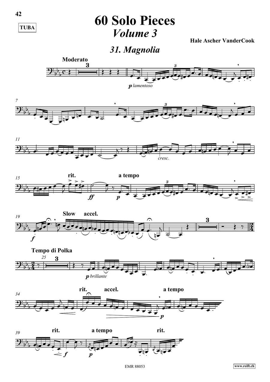 60 Solo Pieces Volume 3 60 Solo Pieces Volume 3 Tuba scores gallery preview page 4
