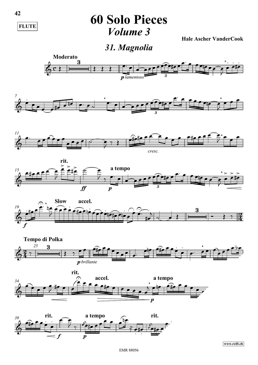 60 Solo Pieces Volume 3 60 Solo Pieces Volume 3 Flute Solo scores gallery preview page 4