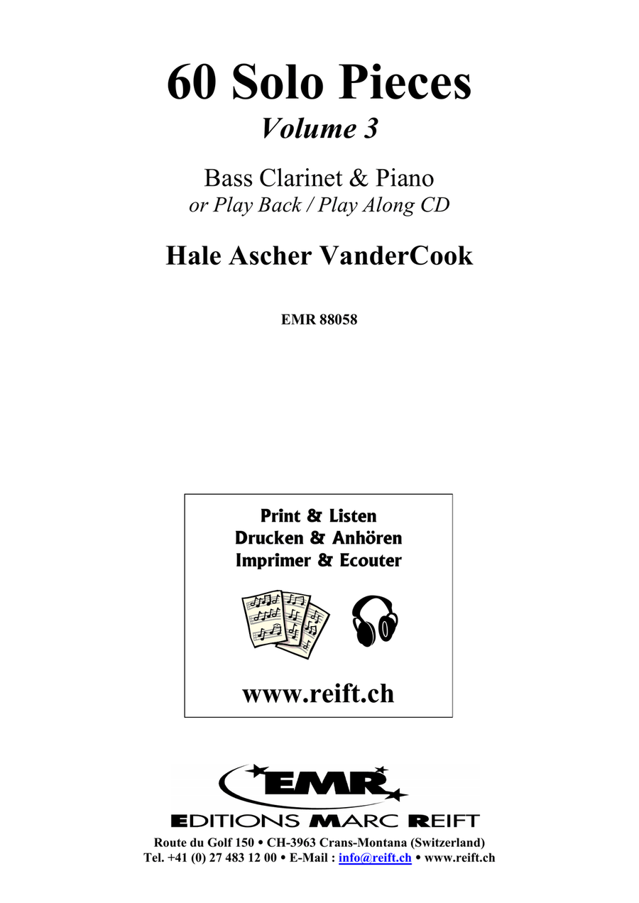 60 Solo Pieces Volume 3 60 Solo Pieces Volume 3 Bass Clarinet scores gallery preview page 2
