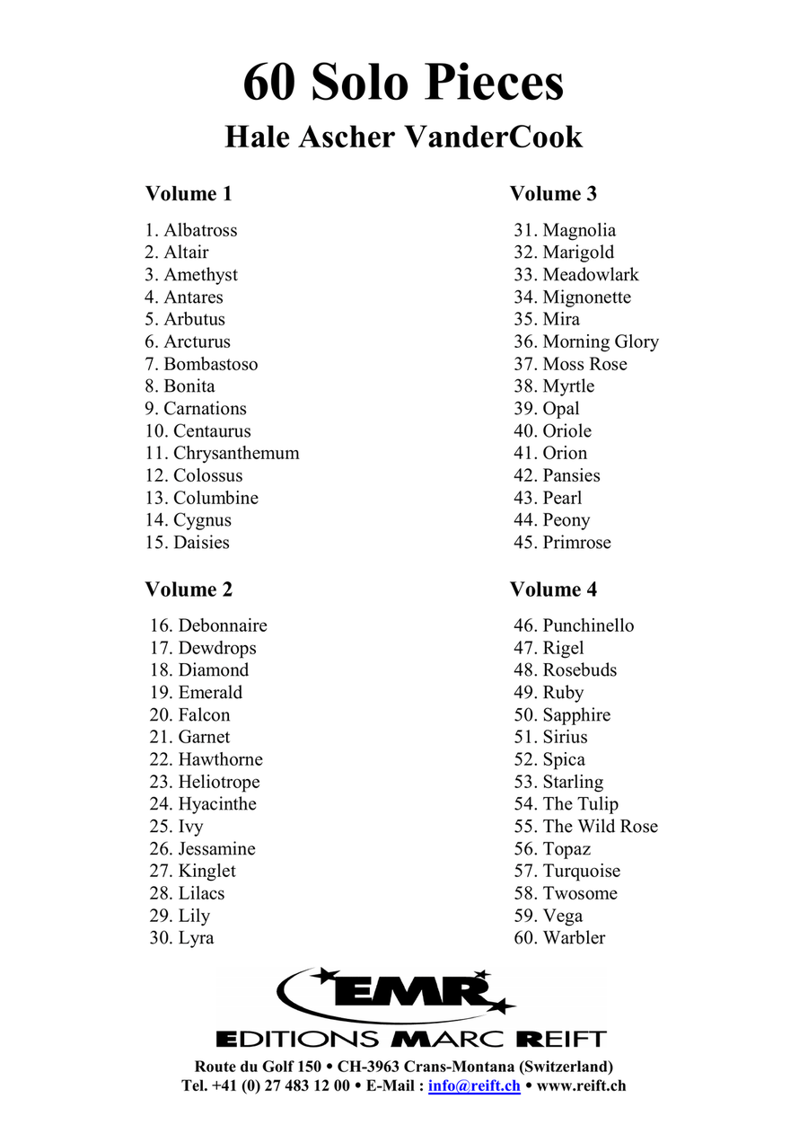 60 Solo Pieces Volume 3 60 Solo Pieces Volume 3 Bass Clarinet scores gallery preview page 3