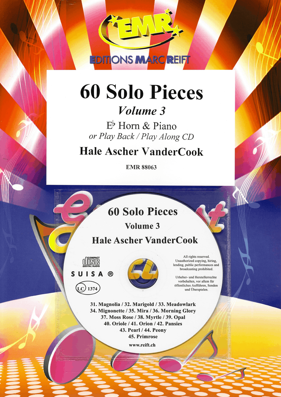 60 Solo Pieces Volume 3 60 Solo Pieces Volume 3 Horn scores gallery preview page 1