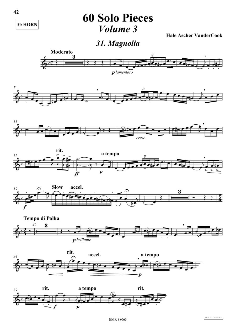 60 Solo Pieces Volume 3 60 Solo Pieces Volume 3 Horn scores gallery preview page 4