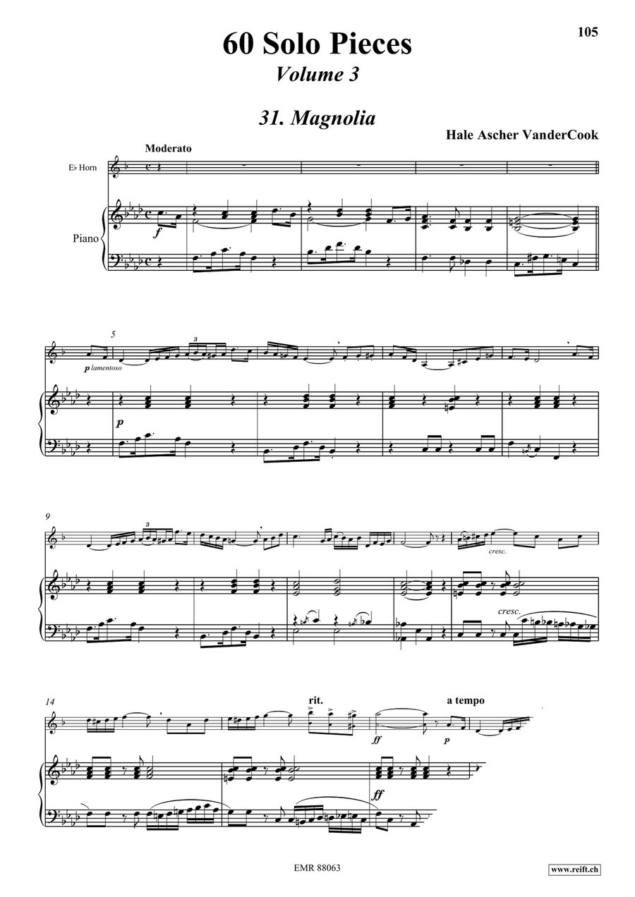 60 Solo Pieces Volume 3 60 Solo Pieces Volume 3 Horn scores gallery preview page 5