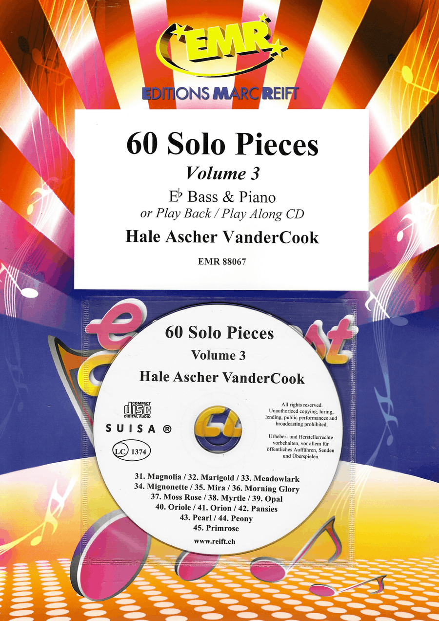 60 Solo Pieces Volume 3 60 Solo Pieces Volume 3 Piano Accompaniment scores gallery preview page 1
