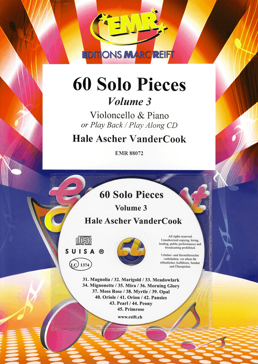 60 Solo Pieces Volume 3 60 Solo Pieces Volume 3 Piano Accompaniment scores gallery preview page 1