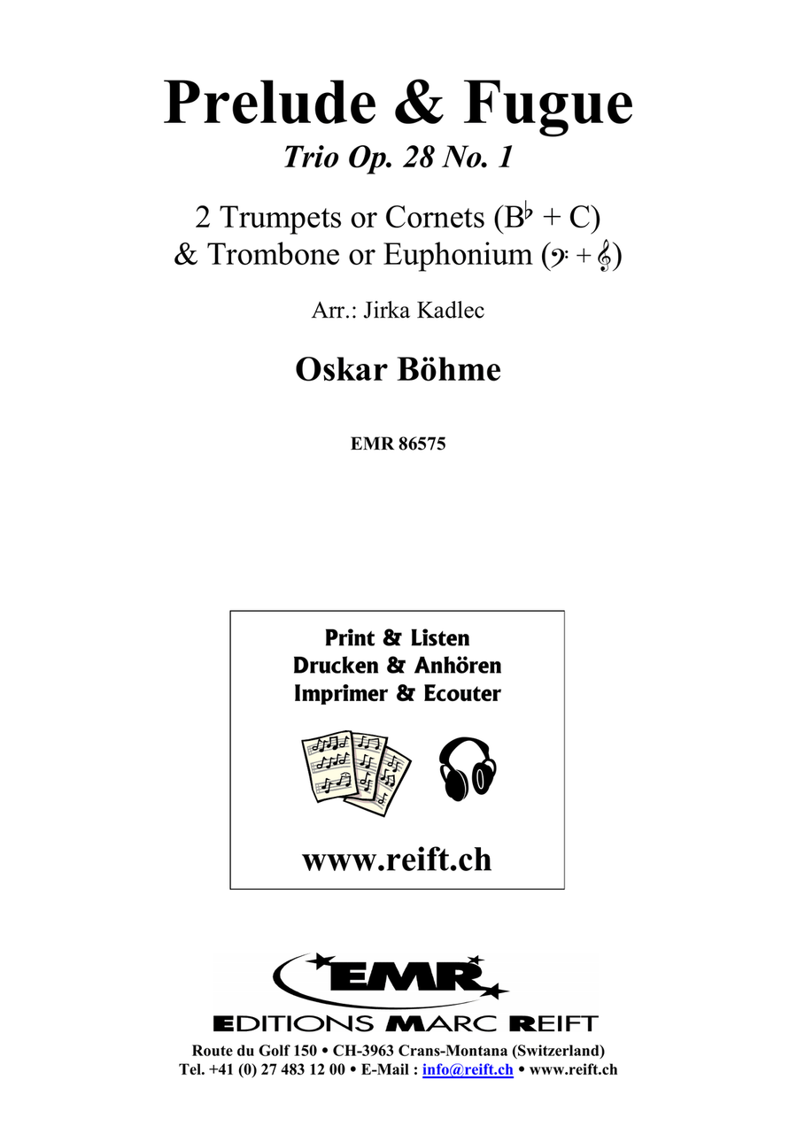 Prelude & Fugue Prelude & Fugue Cornet scores gallery preview page 2