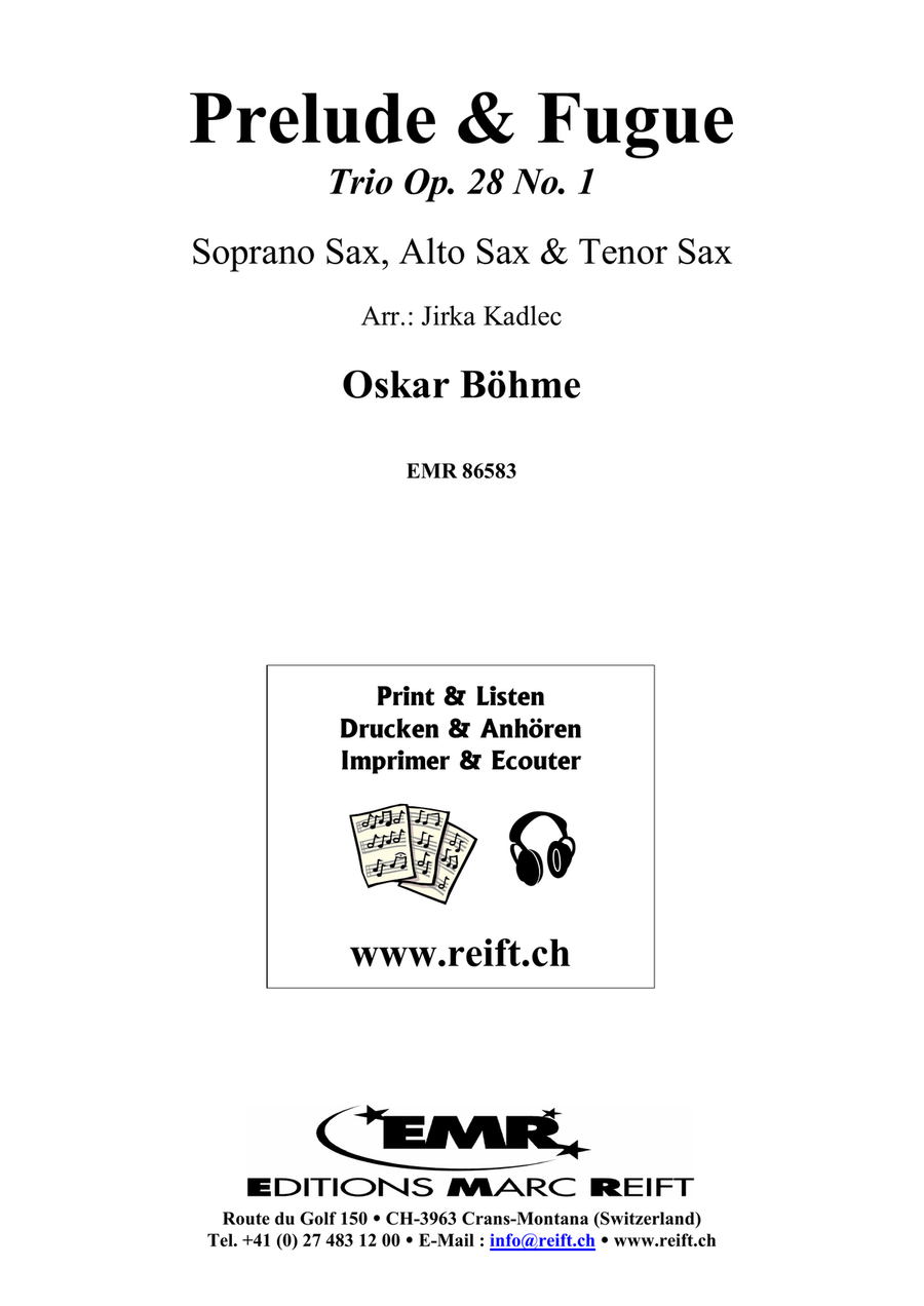 Prelude & Fugue Prelude & Fugue Tenor Saxophone scores gallery preview page 2