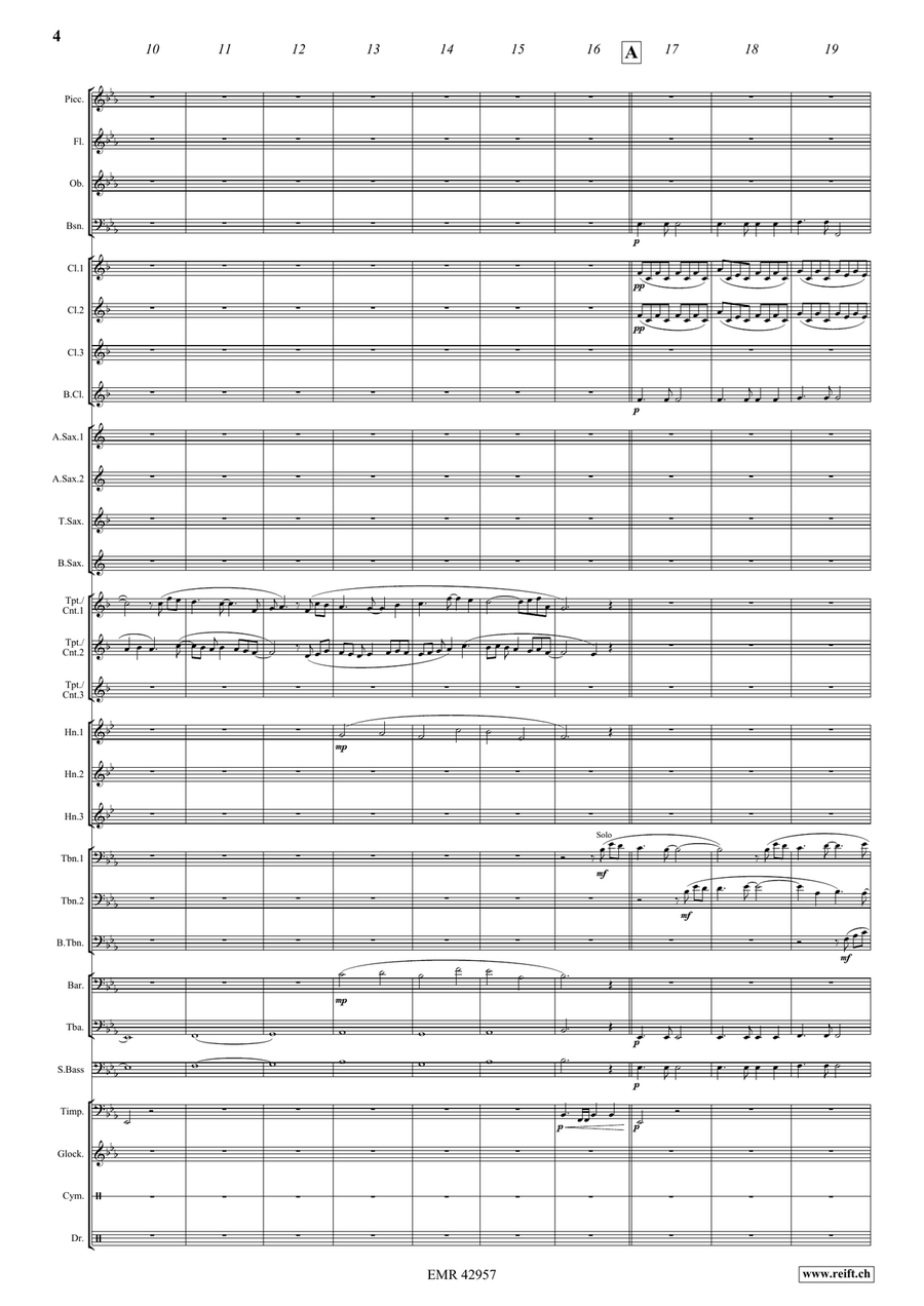 Spring Day Spring Day Concert Band scores gallery preview page 6