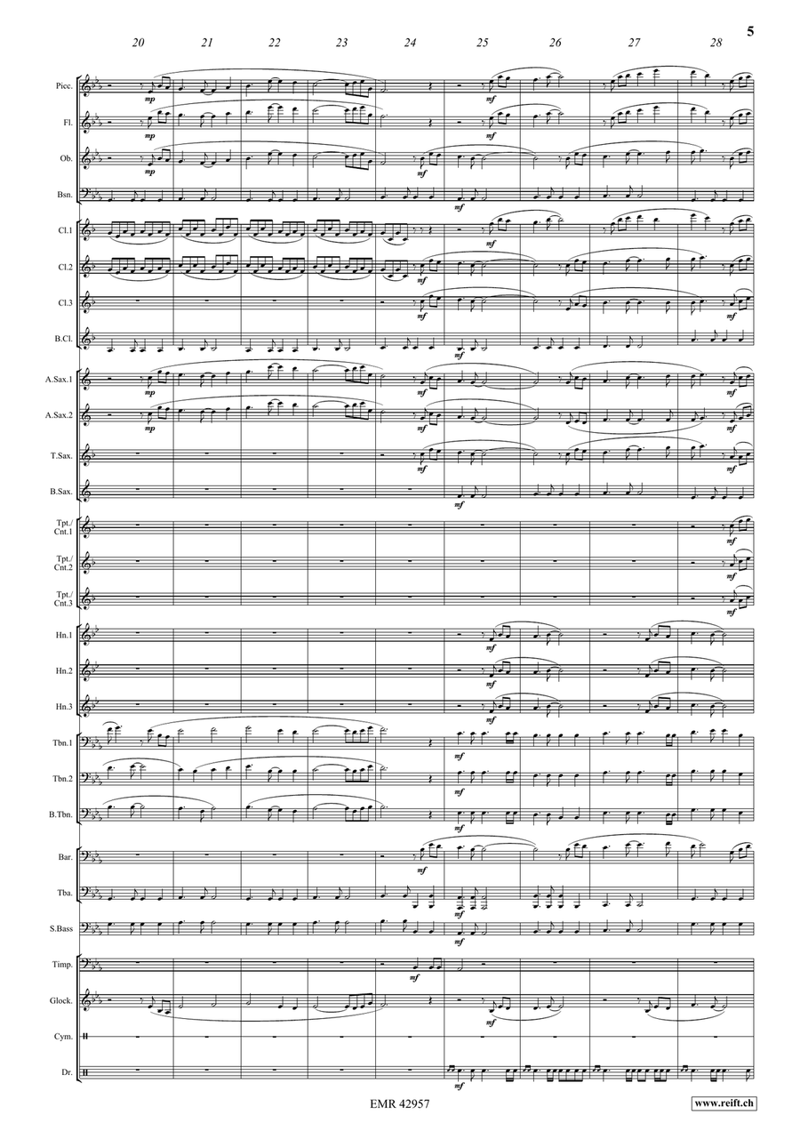 Spring Day Spring Day Concert Band scores gallery preview page 7
