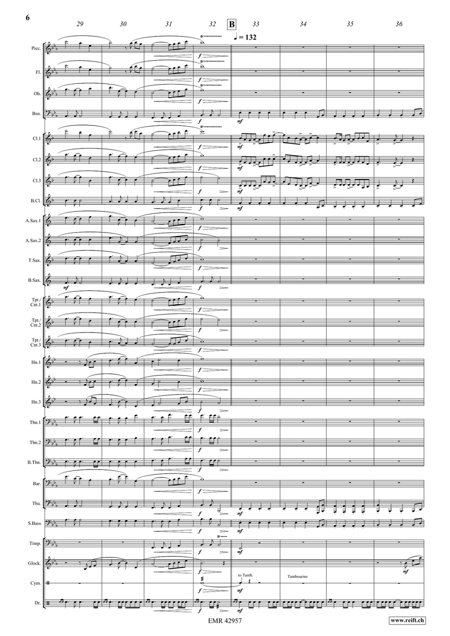 Spring Day Spring Day Concert Band scores gallery preview page 8