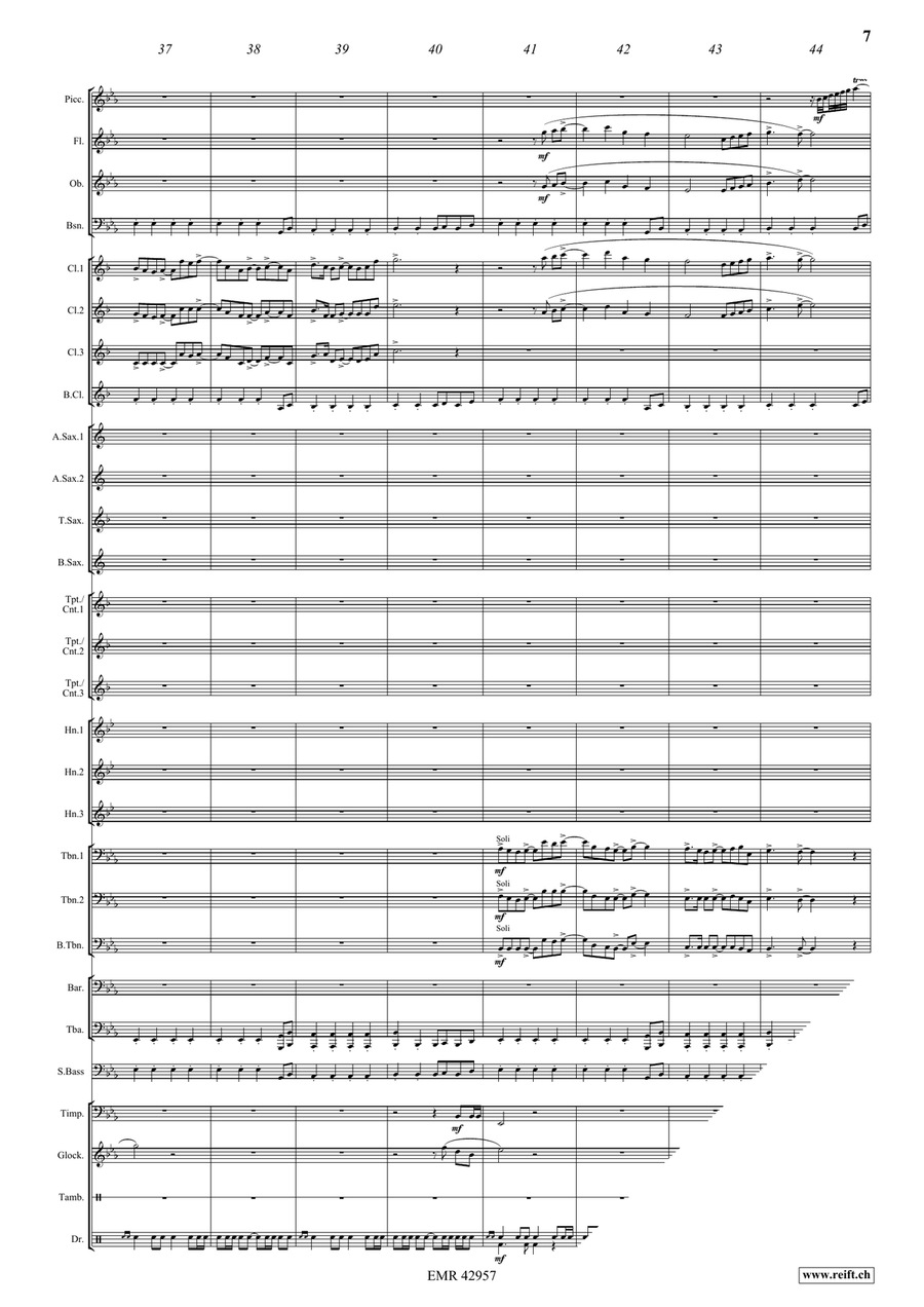 Spring Day Spring Day Concert Band scores gallery preview page 9