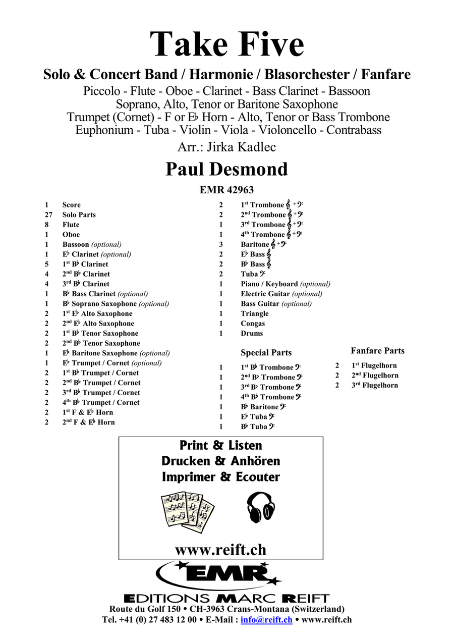 Take Five Take Five Bassoon scores gallery preview page 2