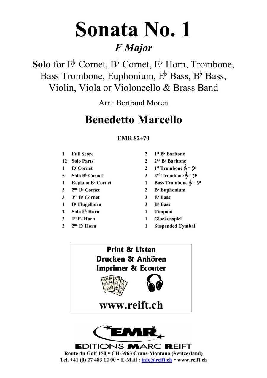 Sonata No. 1 Sonata No. 1 Brass Band scores gallery preview page 2