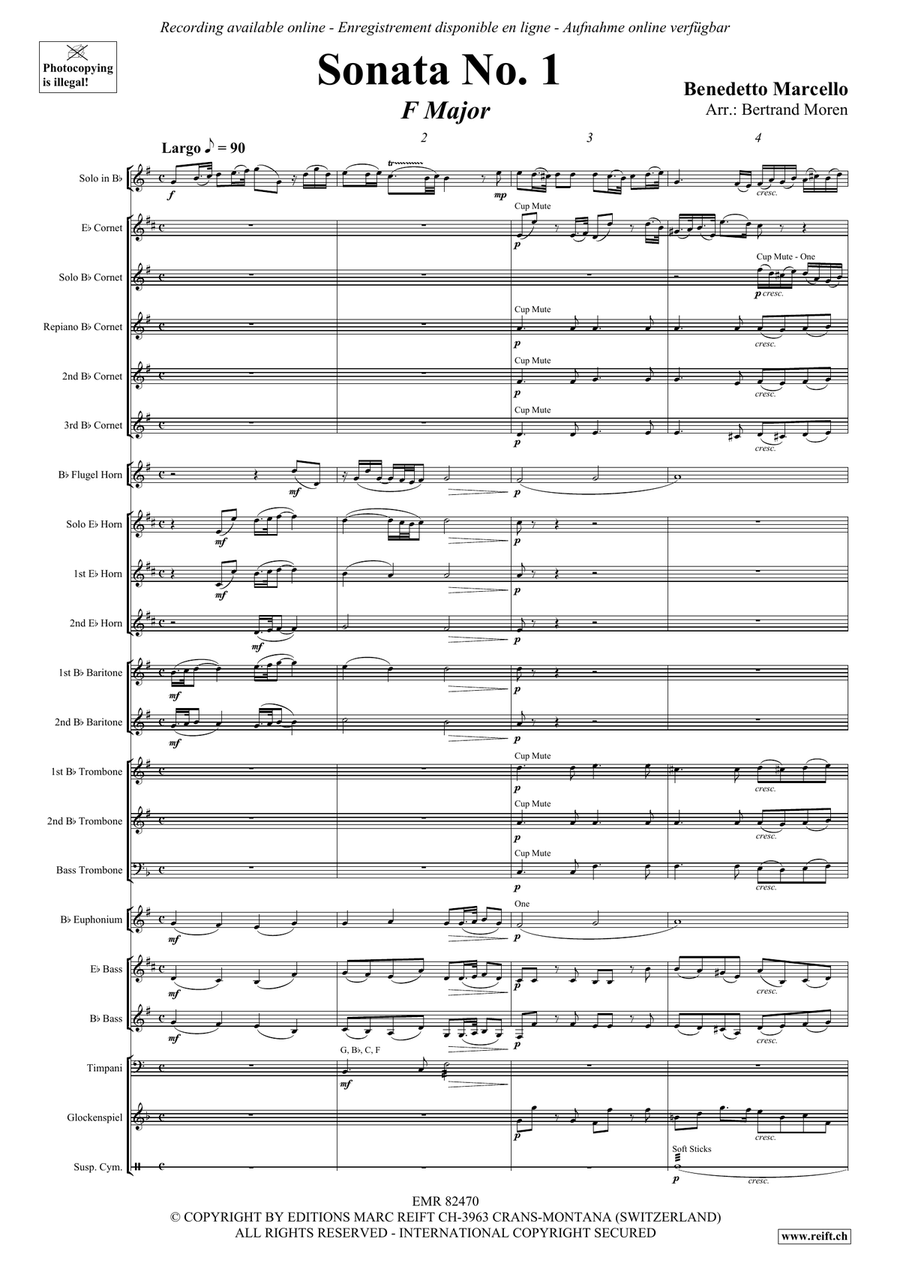 Sonata No. 1 Sonata No. 1 Brass Band scores gallery preview page 3