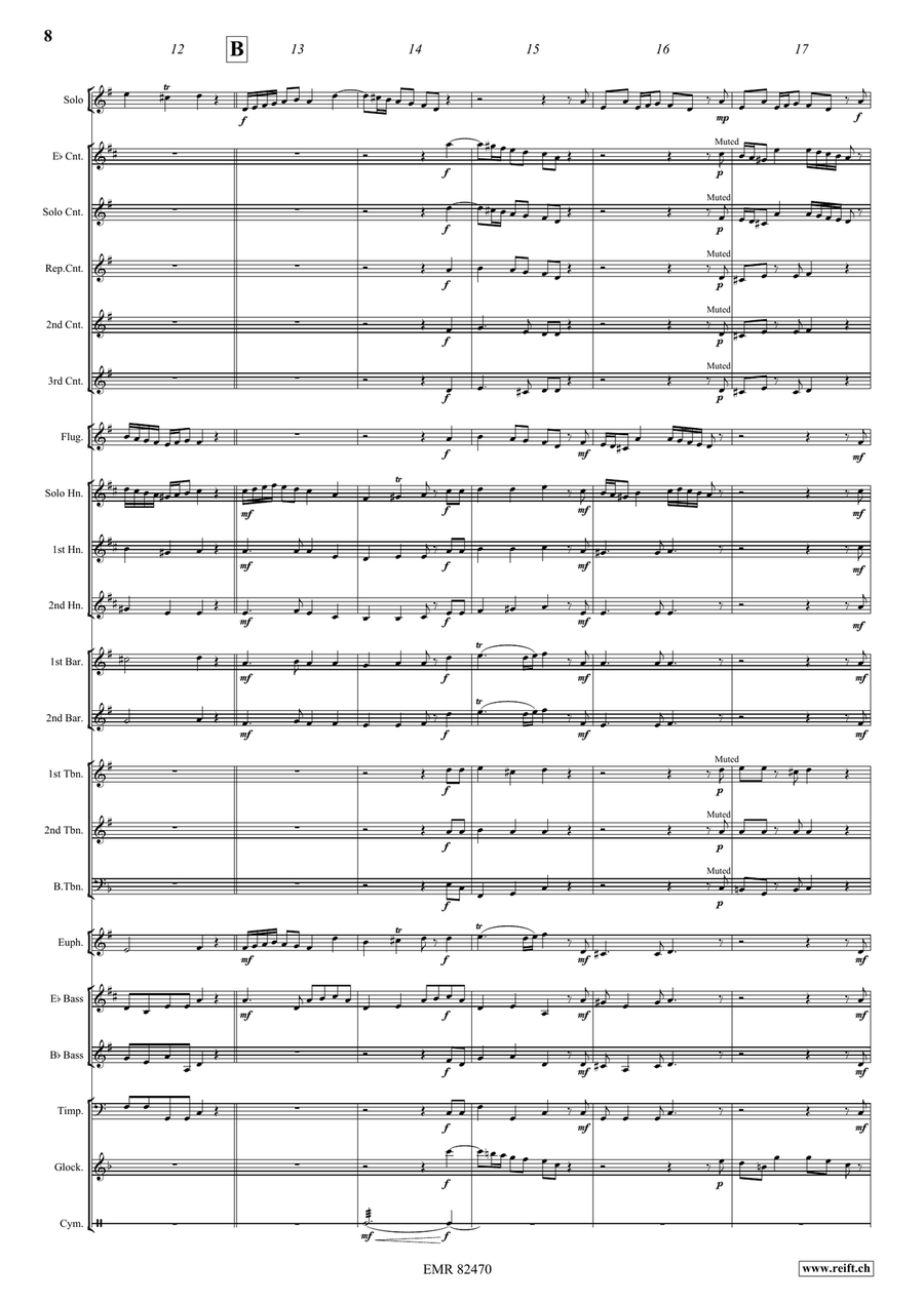 Sonata No. 1 Sonata No. 1 Brass Band scores gallery preview page 8
