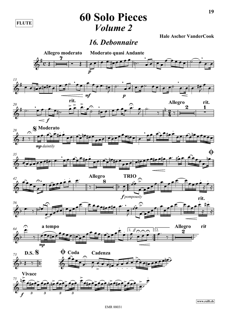 60 Solo Pieces Volume 2 60 Solo Pieces Volume 2 Flute Solo scores gallery preview page 4