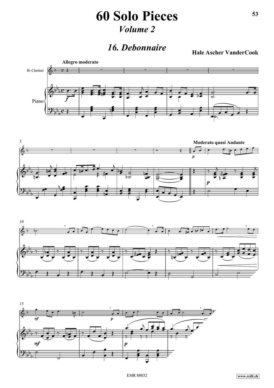 60 Solo Pieces Volume 2 60 Solo Pieces Volume 2 Clarinet Solo scores gallery preview page 5