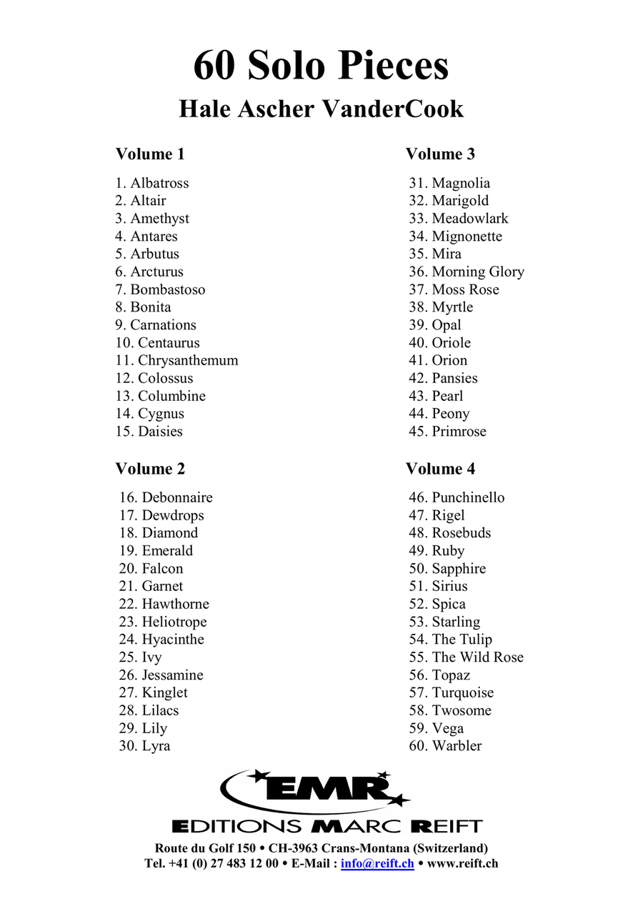 60 Solo Pieces Volume 2 60 Solo Pieces Volume 2 Piano Accompaniment scores gallery preview page 3