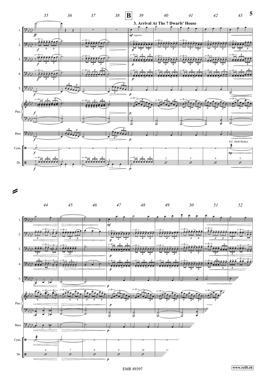 Snow White Snow White Trombone scores gallery preview page 6
