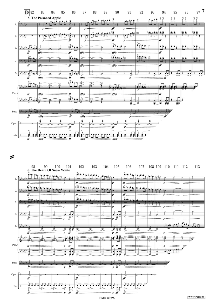Snow White Snow White Trombone scores gallery preview page 8