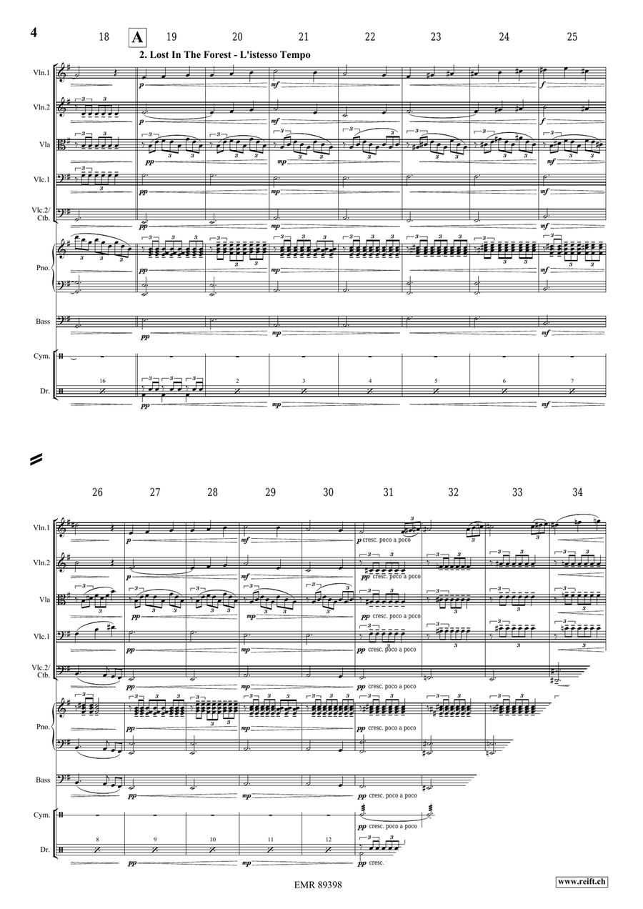 Snow White Snow White String Quintet scores gallery preview page 5