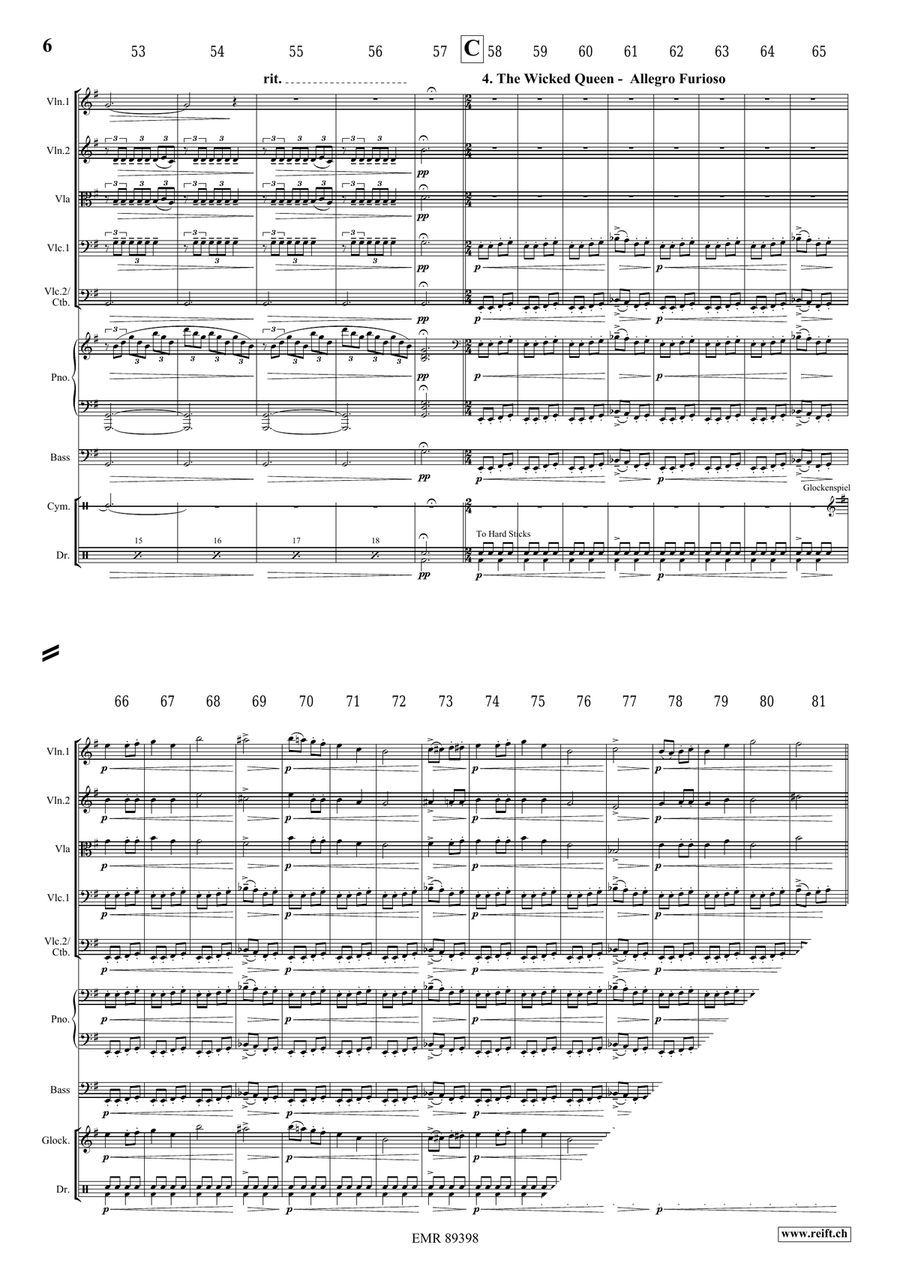 Snow White Snow White String Quintet scores gallery preview page 7
