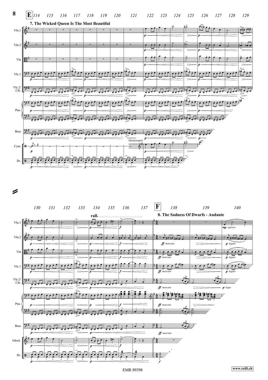Snow White Snow White String Quintet scores gallery preview page 9