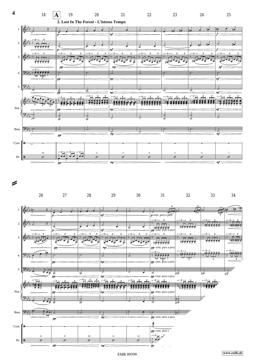 Snow White Snow White Brass Quintet scores gallery preview page 5