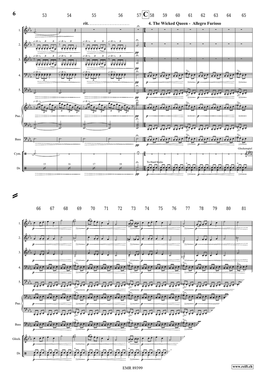 Snow White Snow White Brass Quintet scores gallery preview page 7