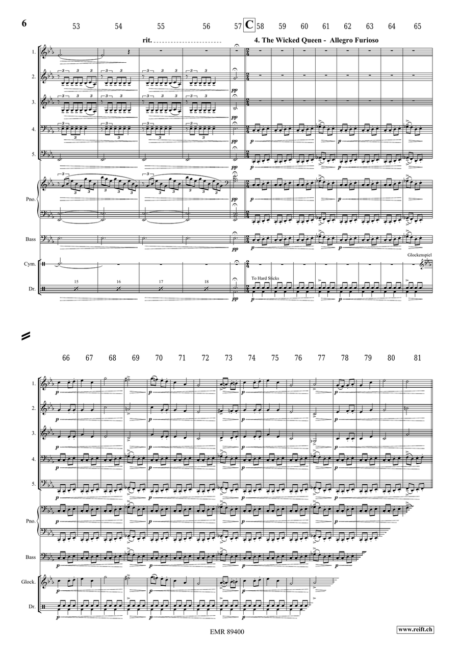 Snow White Snow White Woodwind Quintet scores gallery preview page 7