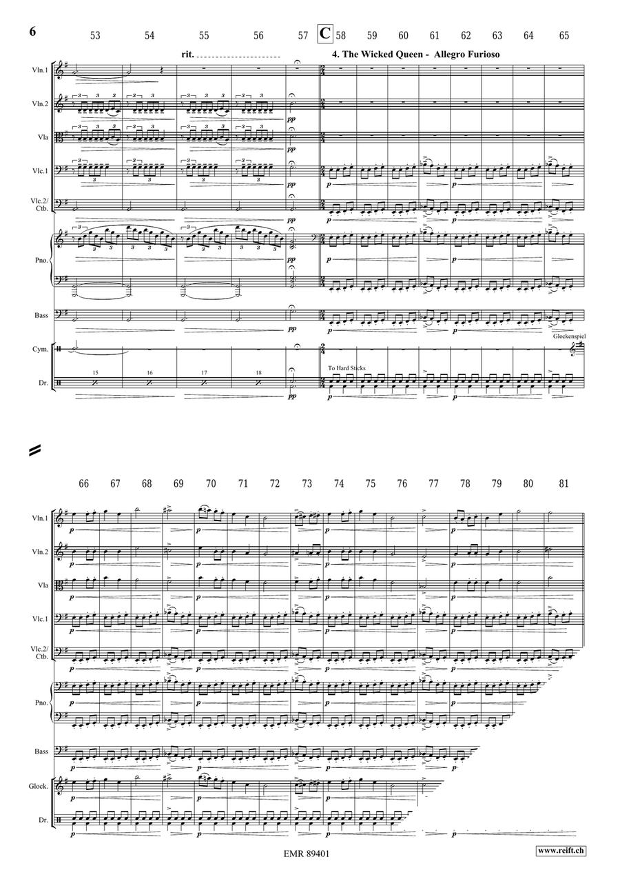 Snow White Snow White String Orchestra scores gallery preview page 7