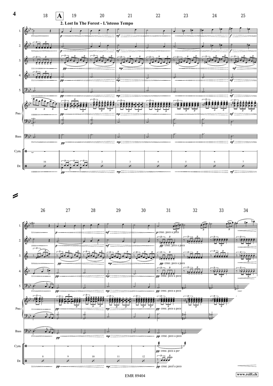 Snow White Woodwind Quintet scores gallery preview page 5