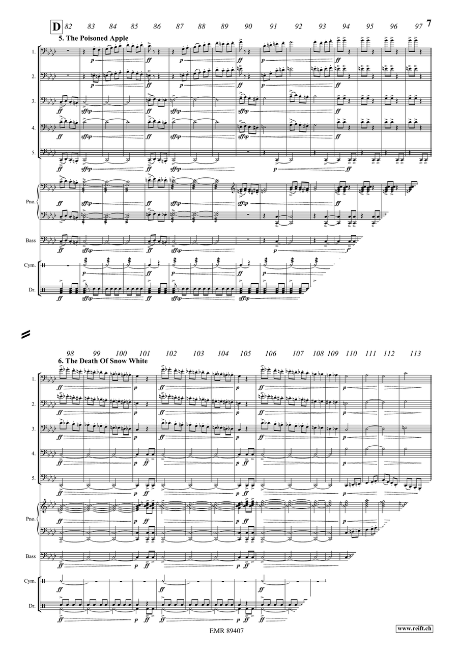Snow White Snow White Tuba scores gallery preview page 8