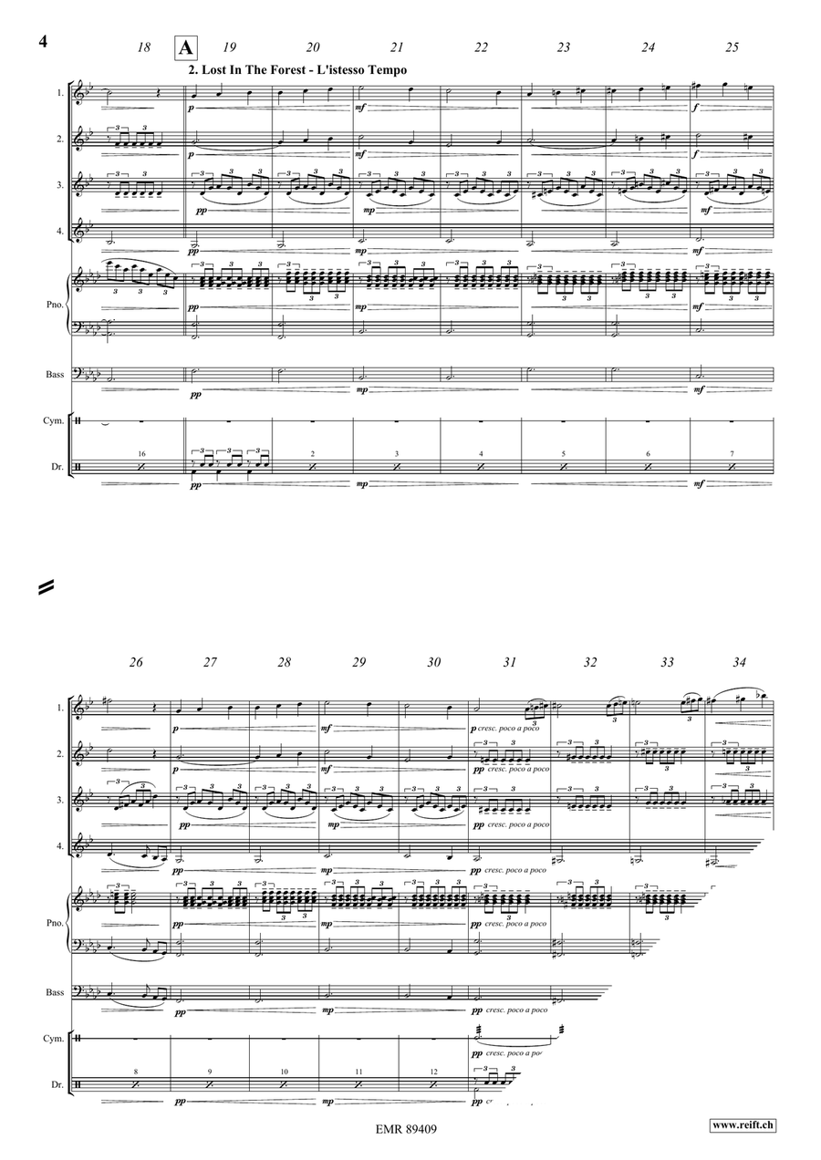 Snow White Snow White Clarinet Quartet scores gallery preview page 5
