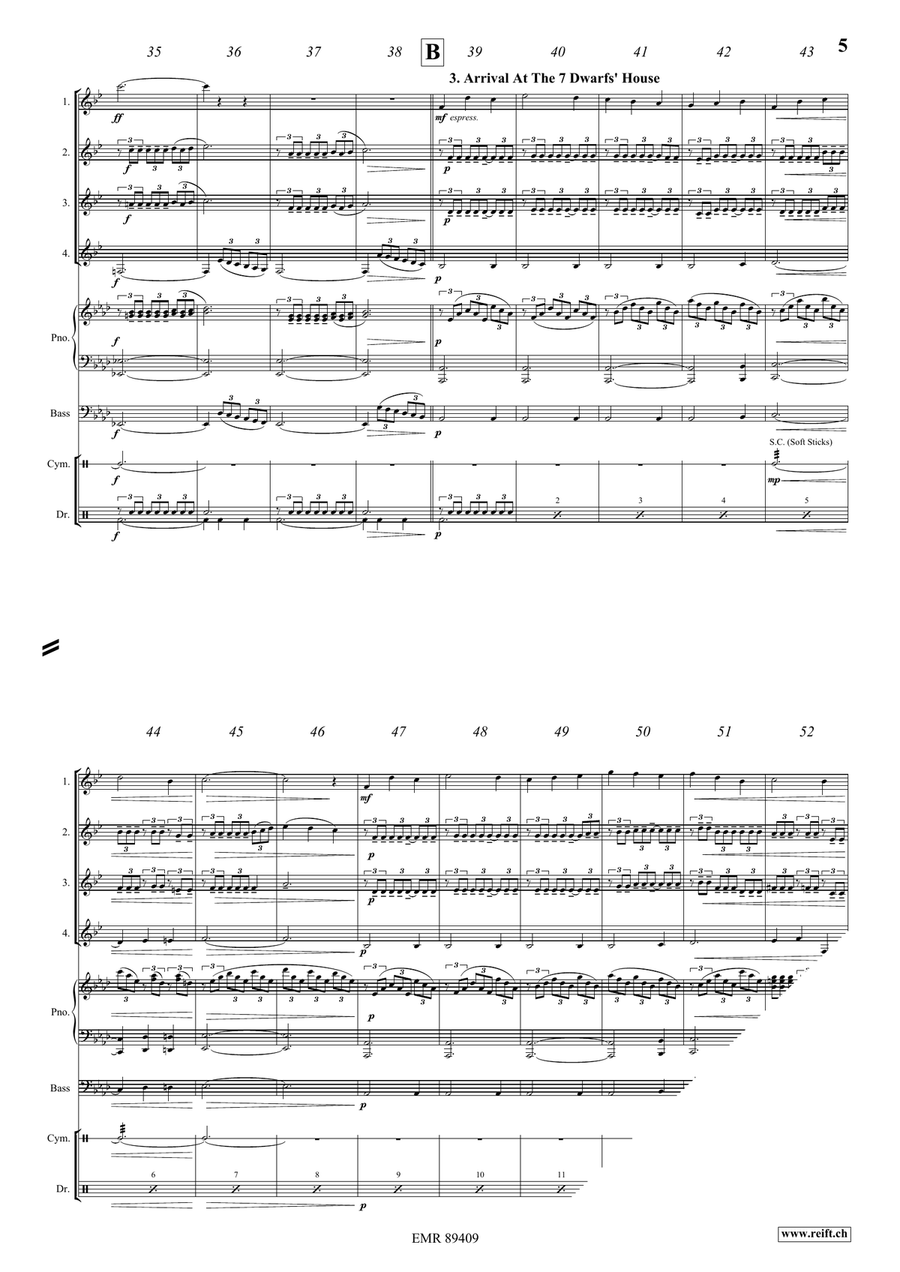 Snow White Snow White Clarinet Quartet scores gallery preview page 6