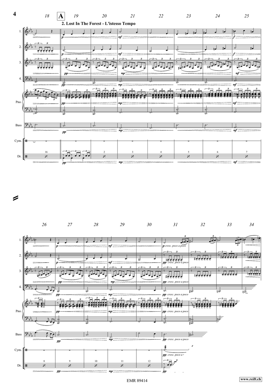 Snow White Snow White Brass Quartet scores gallery preview page 5