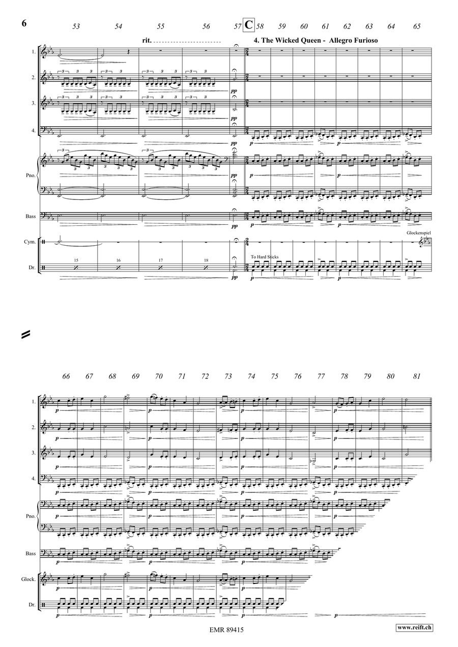 Snow White Snow White Woodwind Quartet scores gallery preview page 7
