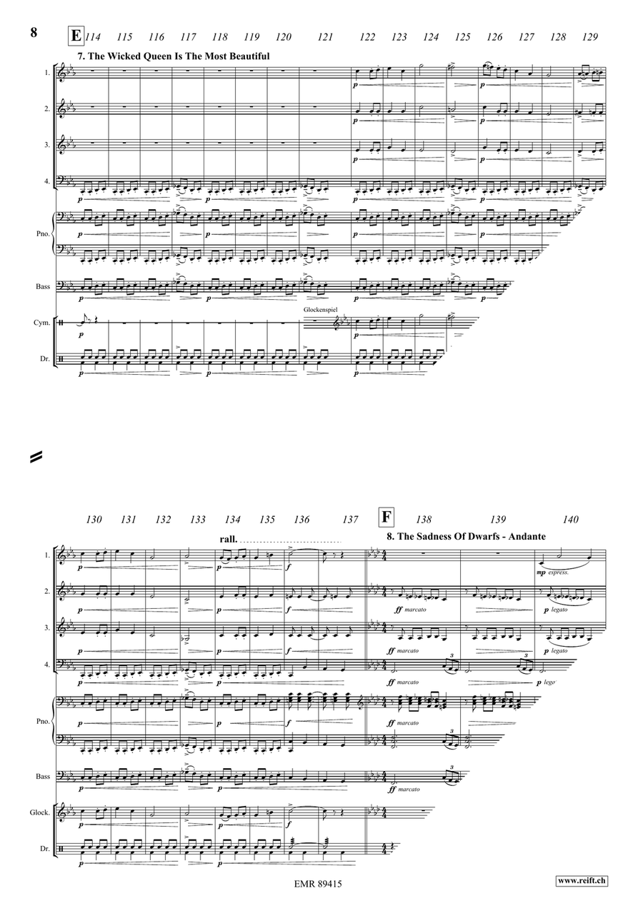 Snow White Snow White Woodwind Quartet scores gallery preview page 9