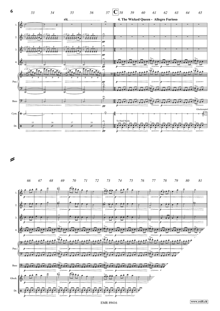 Snow White Snow White Flute Quartet scores gallery preview page 7