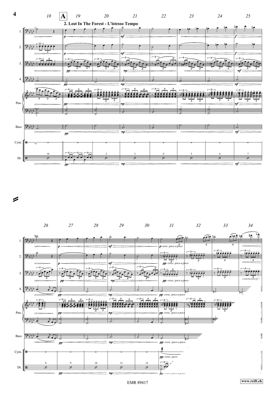 Snow White Snow White Bassoon Quartet scores gallery preview page 5