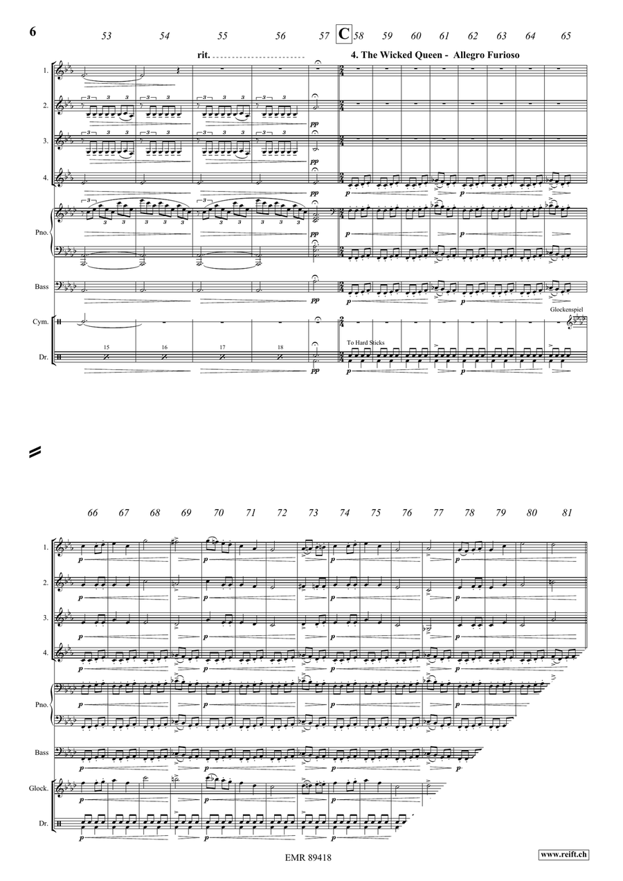 Snow White Snow White Horn scores gallery preview page 7