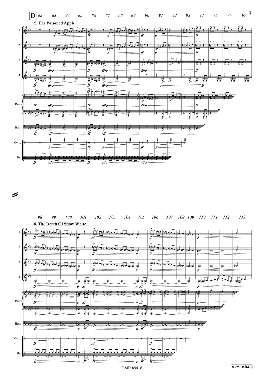 Snow White Snow White Horn scores gallery preview page 8