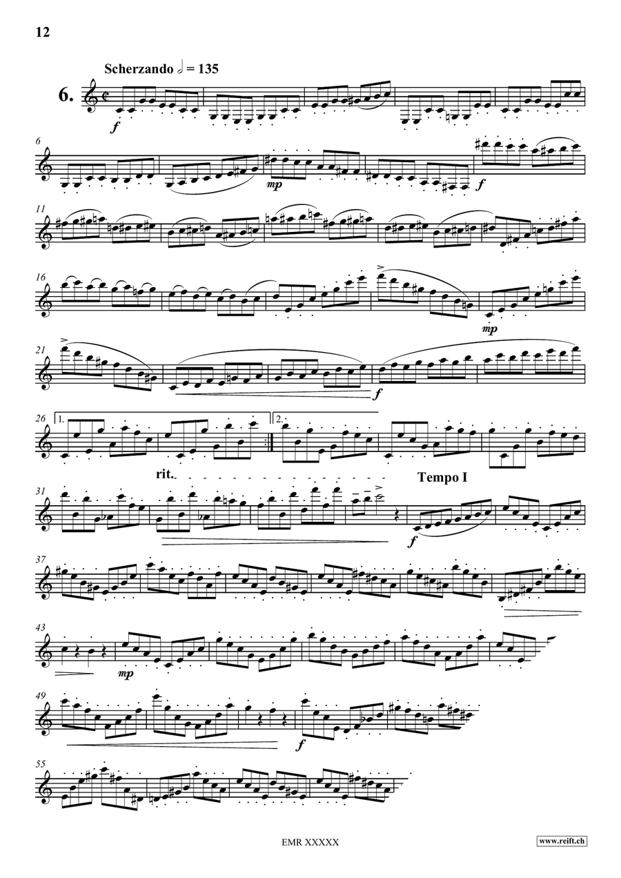 15 Studies for Clarinet 15 Studies for Clarinet Clarinet Solo scores gallery preview page 9