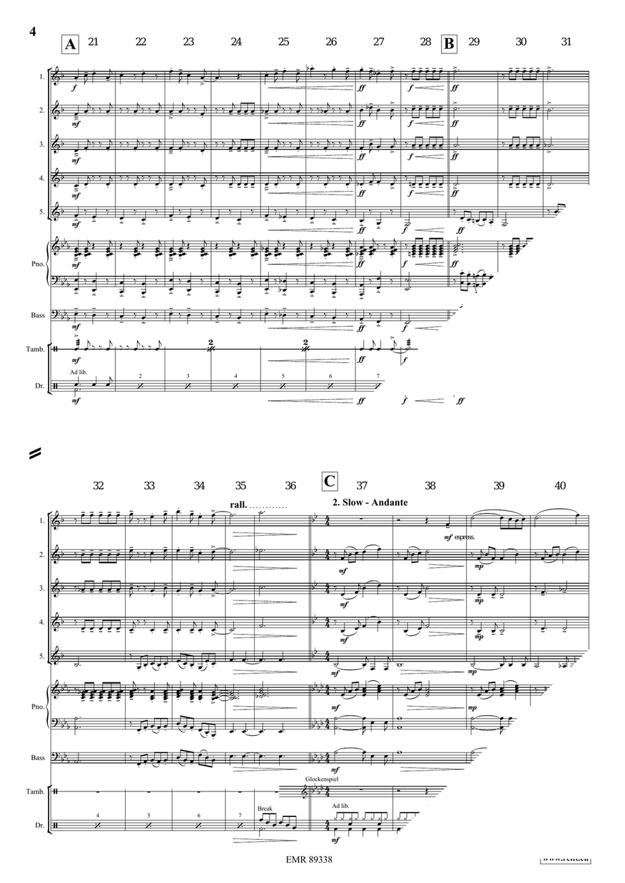 Dance Fantasy Dance Fantasy Clarinet Quintet scores gallery preview page 5
