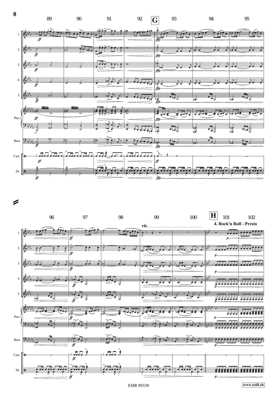 Dance Fantasy Dance Fantasy Clarinet Quintet scores gallery preview page 7